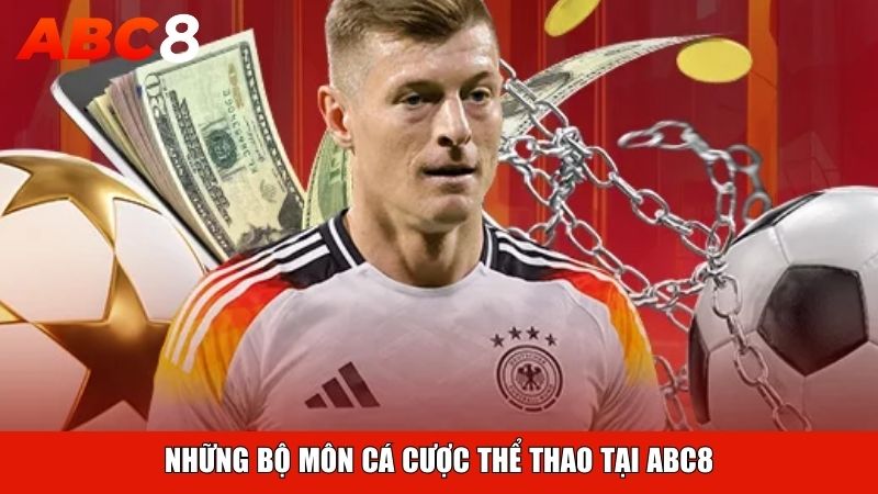 Các bộ môn cá cược thể thao tại ABC8